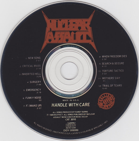 USED CD - Nuclear Assault – Handle With Care