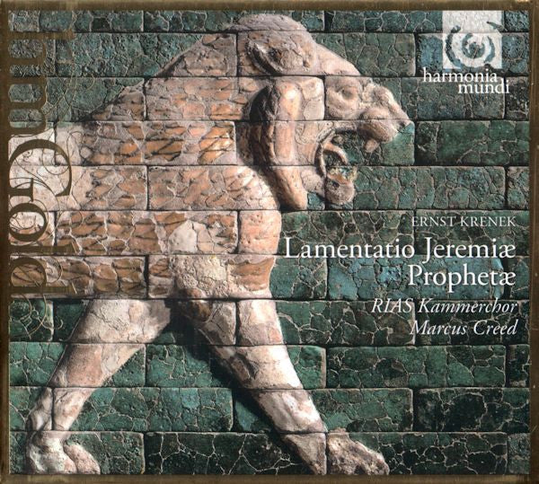 CD - Ernst Krenek - RIAS Kammerchor, Marcus Creed – Lamentatio Jeremiæ Prophetæ