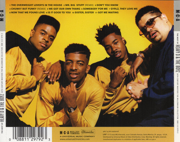 USED CD - Heavy D. & The Boyz – The Best Of Heavy D & The Boyz