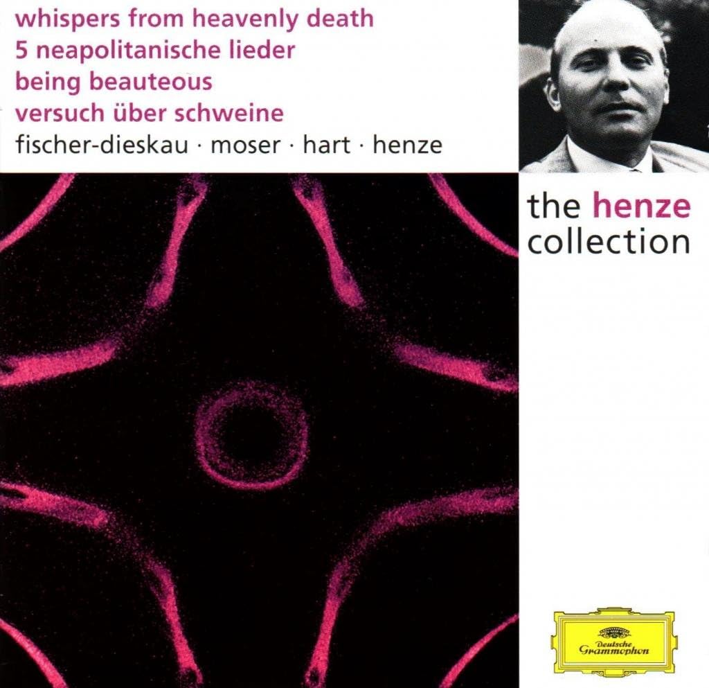 CD - Hans Werner Henze, Fischer-Dieskau, Moser, Hart, Henze – Whispers From Heavenly Death, 5 Neapolitanische Lieder, Being Beauteous, Versuch Über Schweine