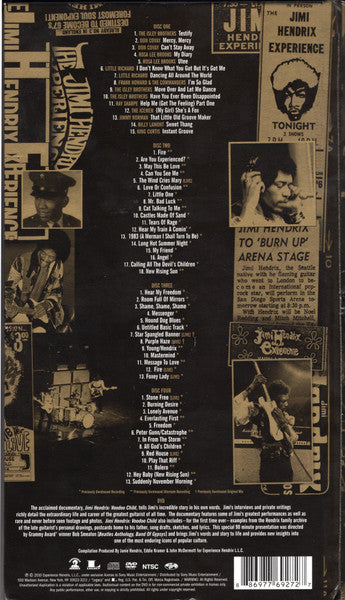 4CD/DVD - Jimi Hendrix – West Coast Seattle Boy: The Jimi Hendrix Anthology
