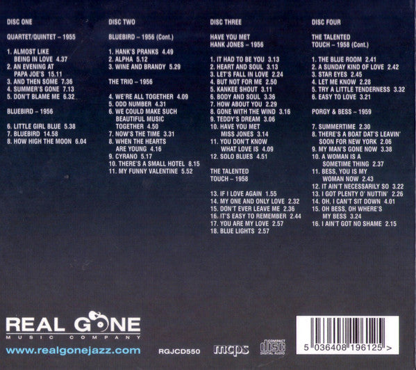 4CD - Hank Jones – Six Classic Albums