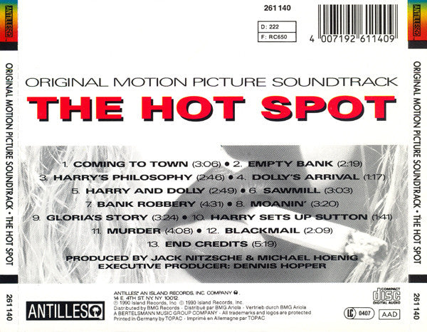 USED CD - Various – The Hot Spot (Original Motion Picture Soundtrack) - USED CD
