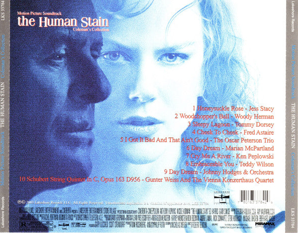USED CD - Various – The Human Stain (Motion Picture Soundtrack: Coleman's Collection)