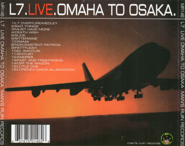 USED CD - L7 – Live. Omaha To Osaka