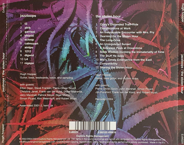2CD - Hugh Hopper – Jazzloops / The Stolen Hour