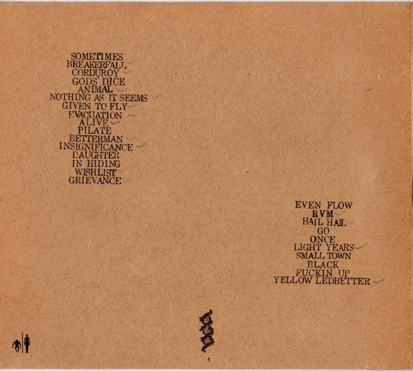 2CD - Pearl Jam – 08 6 00 - Bercy - Paris, France