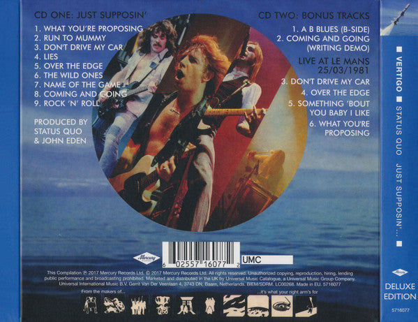 USED 2CD - Status Quo – Just Supposin'...