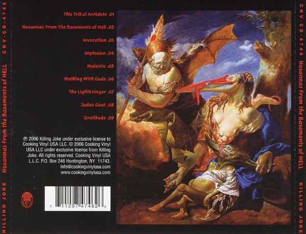CD - Killing Joke – Hosannas From The Basements Of Hell