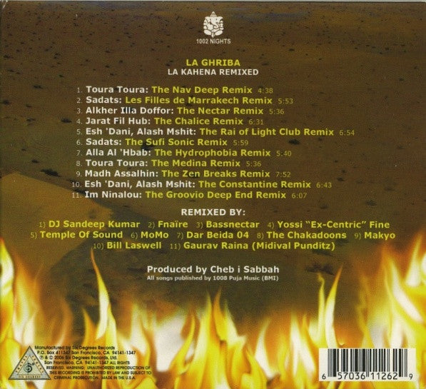 USED CD - Cheb i Sabbah – La Ghriba: La Kahena Remixed