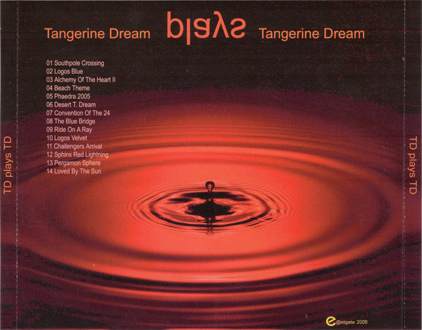 USED CD - Tangerine Dream – Plays Tangerine Dream