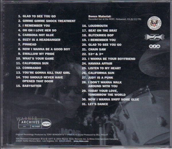 USED CD - Ramones – Leave Home (Rhino)