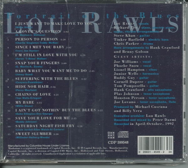 USED CD - Lou Rawls – Portrait Of The Blues