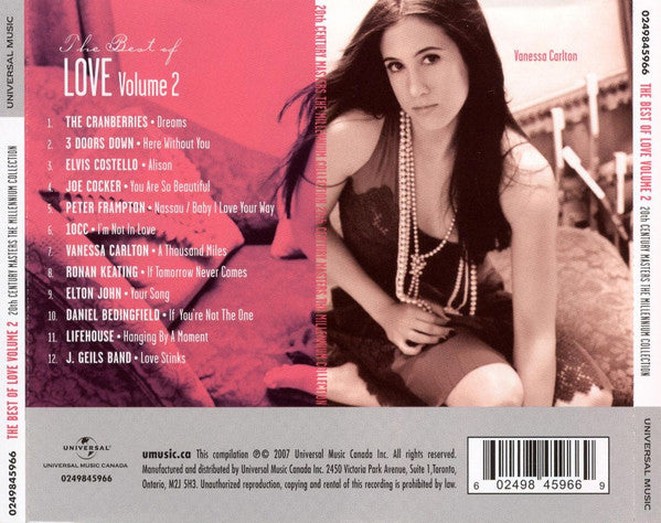 USED CD - Various – The Best Of Love Vol. 2