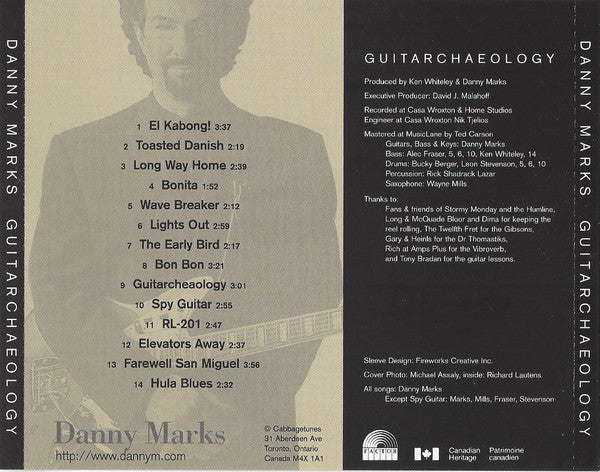USED CD - Danny Marks – Guitarchaeology