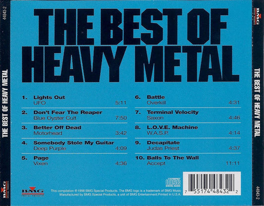 USED CD - Various – The Best Of Heavy Metal