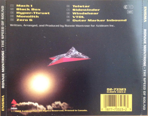 USED CD - Ronnie Montrose – The Speed Of Sound