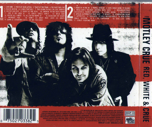 USED 2CD - Mötley Crüe – Red, White & Crüe