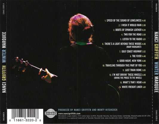 USED CD - Nanci Griffith – Winter Marquee
