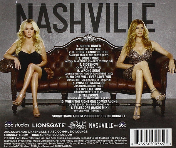 CD - Nashville Cast – The Music Of Nashville: Original Soundtrack (Season 1 | Volume 1)