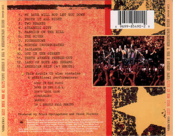 USED 2CD - Bruce Springsteen & The E Street Band – Live In New York City