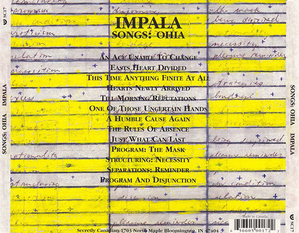 CD - Songs: Ohia – Impala