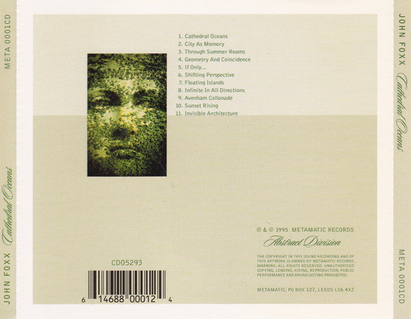 USED CD - John Foxx – Cathedral Oceans