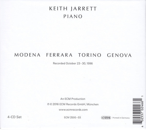 USED 4CD - Keith Jarrett – A Multitude Of Angels