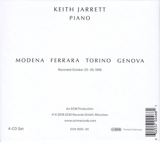 USED 4CD - Keith Jarrett – A Multitude Of Angels