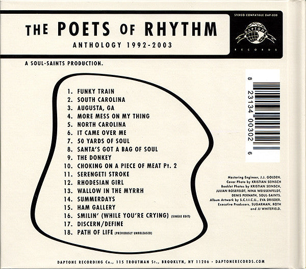 CD - The Poets Of Rhythm – Anthology 1992-2003