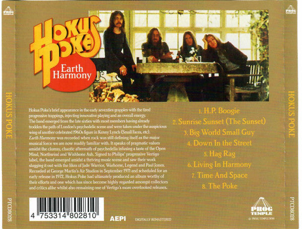 CD - Hokus Poke – Earth Harmony