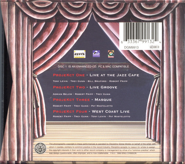 USED 4CD - King Crimson – The ProjeKcts
