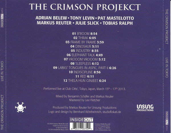 CD - The Crimson Projekct – Live In Tokyo