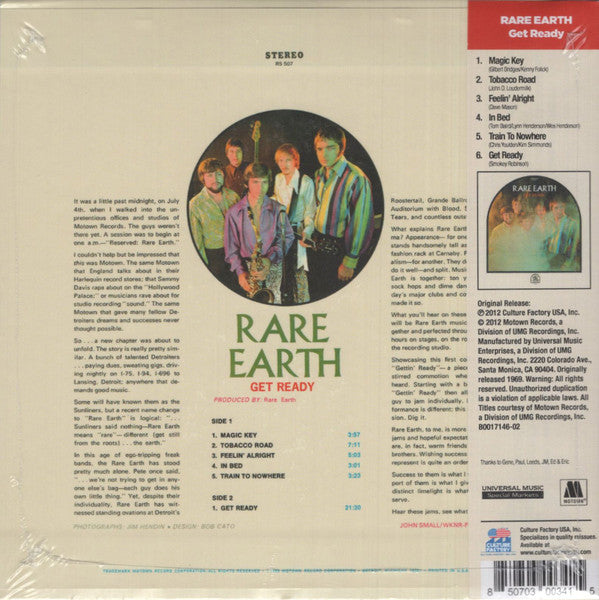 USED CD - Rare Earth – Get Ready
