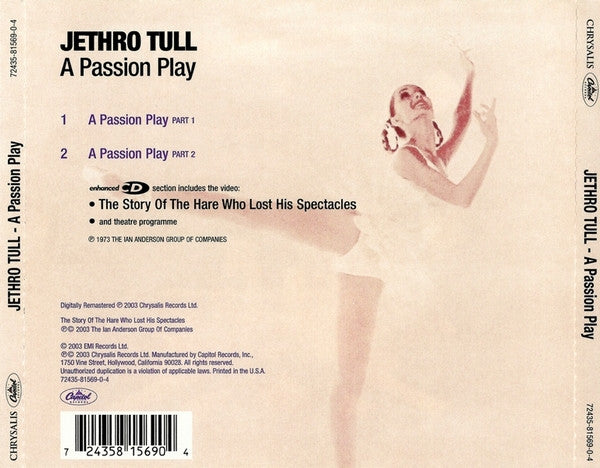 USED CD - Jethro Tull – A Passion Play