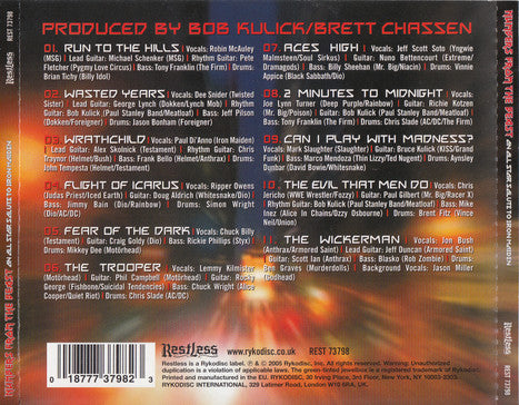 USED CD - Various – Numbers From The Beast (An All Star Salute To Iron Maiden)