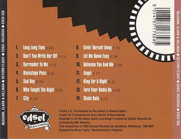 USED CD - McGuinn, Clark & Hillman – Return Flight