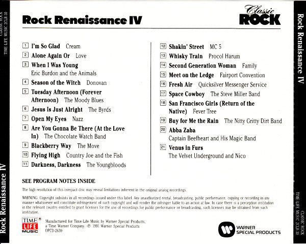 USED CD - Various – Classic Rock - Rock Renaissance IV
