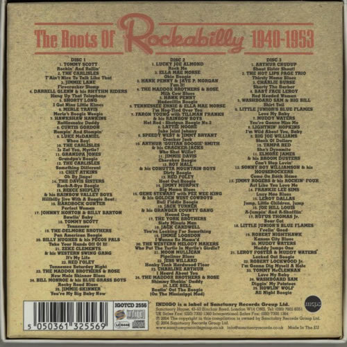 USED 3CD - Various – The Roots Of Rockabilly 1940-1953