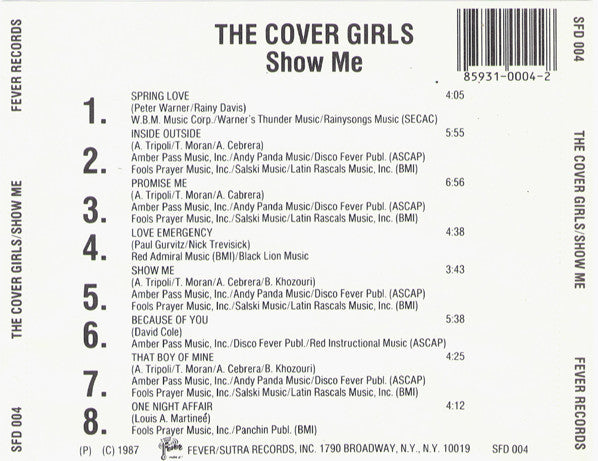 USED CD - The Cover Girls – Show Me