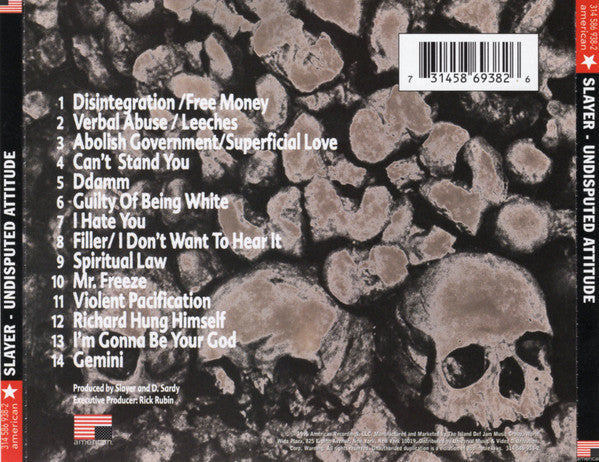 USED CD - Slayer – Undisputed Attitude