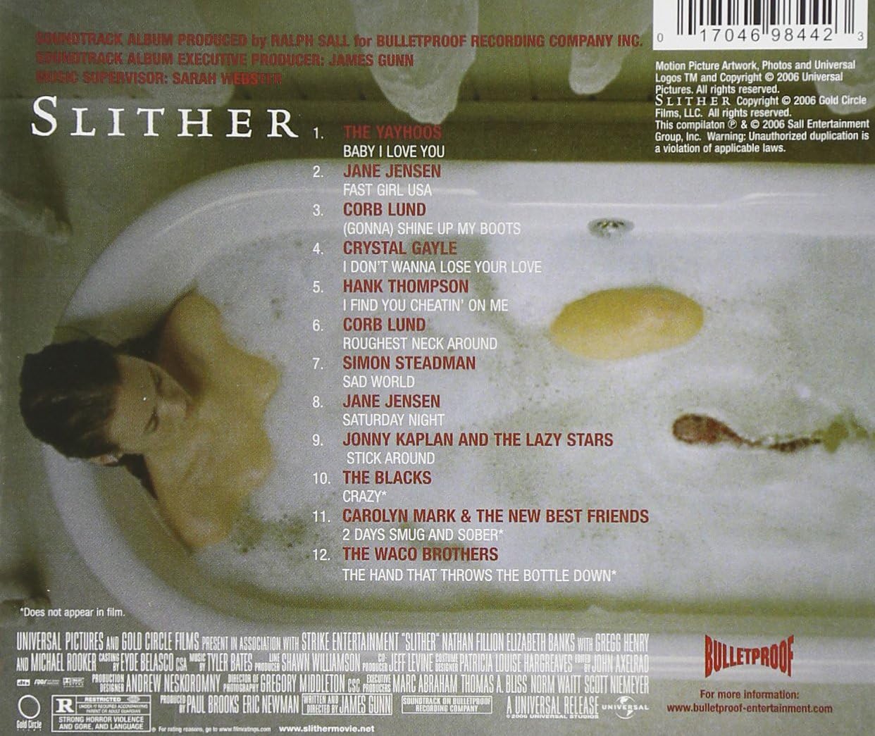 USED CD - Various – Slither (Music From The Motion Picture)