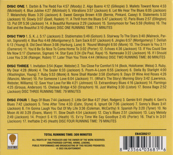 4CD - Benny Golson – Eight Classic Albums