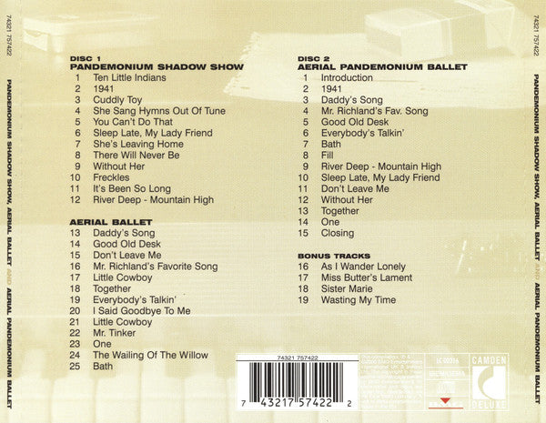 USED 2CD - Harry Nilsson – Pandemonium Shadow Show, Aerial Ballet, And Aerial Pandemonium Ballet