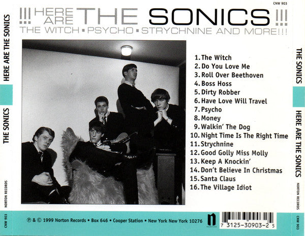USED CD - The Sonics – Here Are The Sonics!!!
