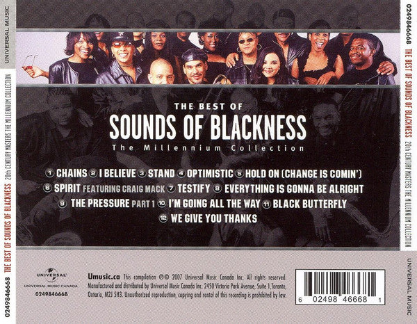 USED CD - Sounds Of Blackness – The Best Of Sounds Of Blackness