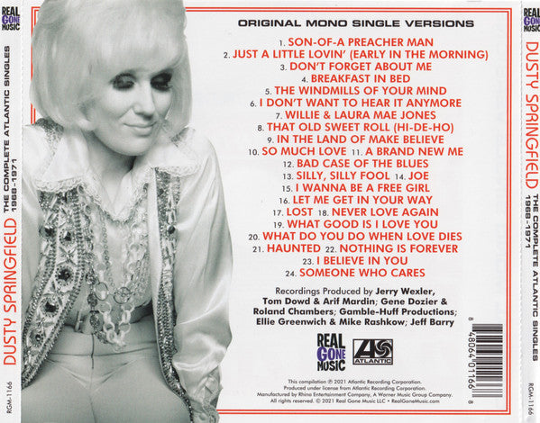 CD - Dusty Springfield – The Complete Atlantic Singles 1968-1971