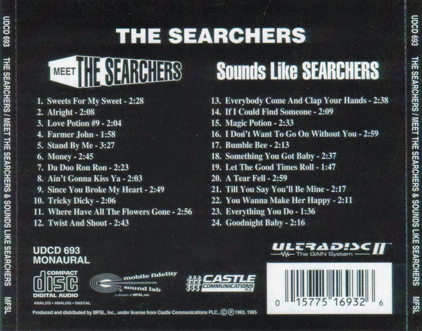 USED ULTRADISC CD - Searchers – Meet The Searchers And Sounds Like Searchers