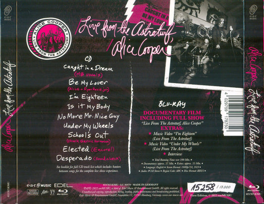 USED CD/BLURAY - Alice Cooper – Live From The Astroturf