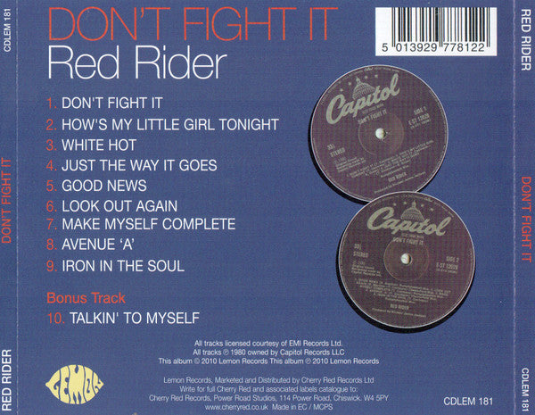 CD - Red Rider – Don't Fight It